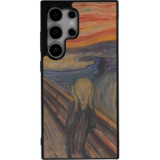 Coque Samsung Galaxy S25 Ultra - Silicone rigide noir Tableau art - Le Cri - Edvard Munch