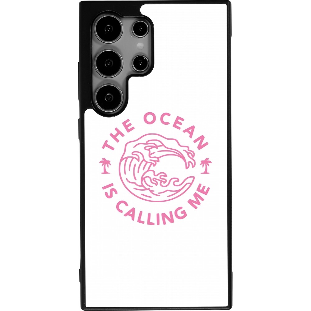 Coque Samsung Galaxy S25 Ultra - Silicone rigide noir The Ocean is calling me