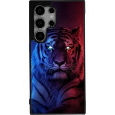 Samsung Galaxy S25 Ultra Case Hülle - Silikon schwarz Tiger Blue Red