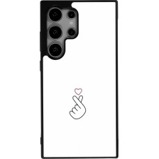 Samsung Galaxy S25 Ultra Case Hülle - Silikon schwarz Valentine 2024 heat by Millennials