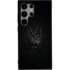 Coque Samsung Galaxy S25 Ultra - Silicone rigide noir Valentine 2023 hands forever