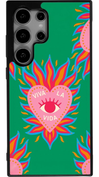 Coque Samsung Galaxy S25 Ultra - Silicone rigide noir Viva la vida 2026