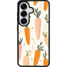 Coque Samsung Galaxy S26 - Silicone rigide noir Easter 2026 Illustration carrots