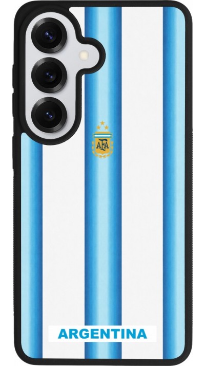 Samsung Galaxy S26 Case Hülle - Silikon schwarz Argentinien 2026 personalisierbares Fussballtrikot