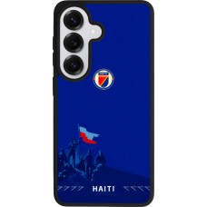 Coque Samsung Galaxy S26 - Silicone rigide noir Maillot de football Haiti 2026 personnalisable