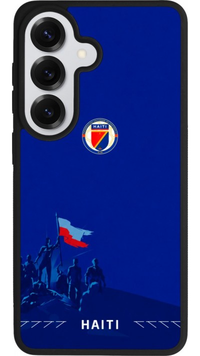 Samsung Galaxy S26 Case Hülle - Silikon schwarz Haiti 2026 personalisierbares Fussballtrikot