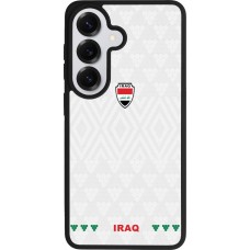 Coque Samsung Galaxy S26 - Silicone rigide noir Maillot de football Irak 2026 personnalisable
