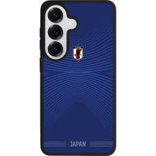Coque Samsung Galaxy S26 - Silicone rigide noir Maillot de football Japon 2026 personnalisable