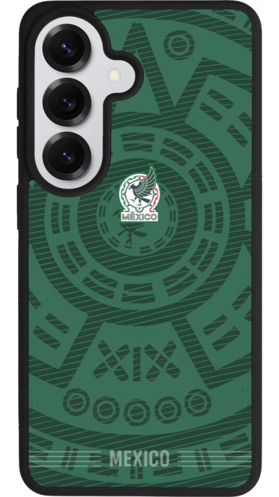 Coque Samsung Galaxy S26 - Silicone rigide noir Maillot de football Mexique 2026 personnalisable