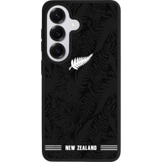 Coque Samsung Galaxy S26 - Silicone rigide noir Maillot de football Nouvelle-Zélande 2026 personnalisable