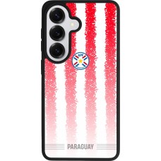 Coque Samsung Galaxy S26 - Silicone rigide noir Maillot de football Paraguay 2026 personnalisable
