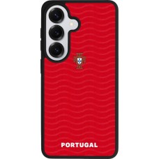 Coque Samsung Galaxy S26 - Silicone rigide noir Maillot de football Portugal 2026 personnalisable