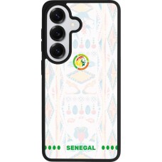 Coque Samsung Galaxy S26 - Silicone rigide noir Maillot de football Sénégal 2026 personnalisable