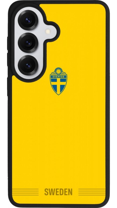 Samsung Galaxy S26 Case Hülle - Silikon schwarz Schweden 2026 personalisierbares Fussballtrikot