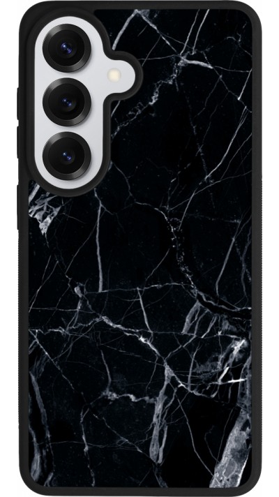 Coque Samsung Galaxy S26 - Silicone rigide noir Marble Black 01