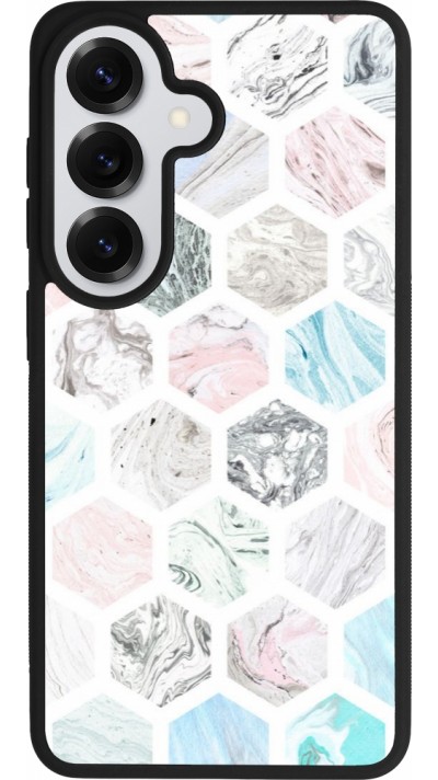 Coque Samsung Galaxy S26 - Silicone rigide noir Marble Everything