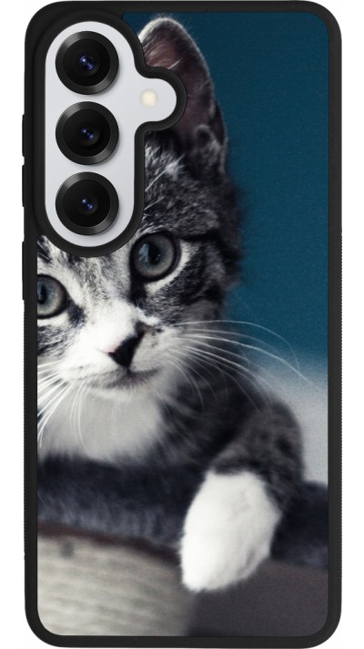 Coque Samsung Galaxy S26 - Silicone rigide noir Meow 23