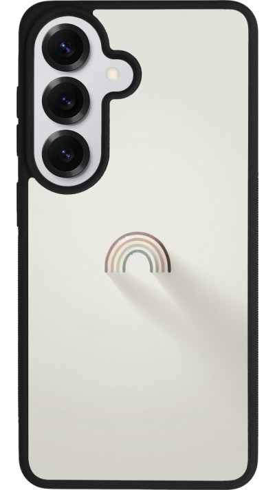 Coque Samsung Galaxy S26 - Silicone rigide noir Mini Rainbow Minimal
