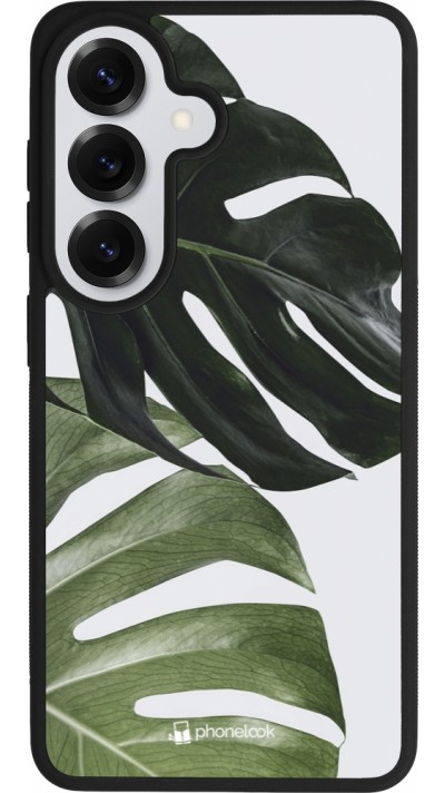 Coque Samsung Galaxy S26 - Silicone rigide noir Monstera Plant