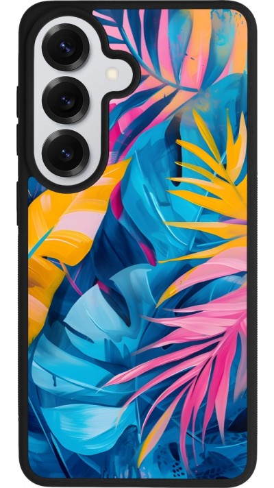 Coque Samsung Galaxy S26 - Silicone rigide noir Palms Blue
