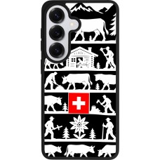 Coque Samsung Galaxy S26 - Silicone rigide noir Poya Suisse 1 noir