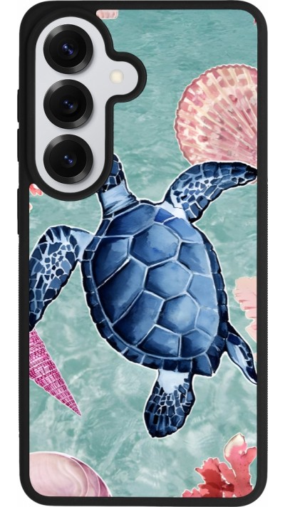 Coque Samsung Galaxy S26 - Silicone rigide noir Preppy Turtle