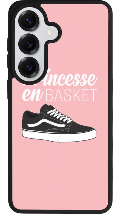 Coque Samsung Galaxy S26 - Silicone rigide noir princesse en basket