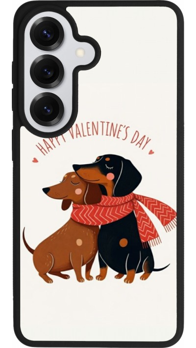 Coque Samsung Galaxy S26 - Silicone rigide noir Saint Valentines Day 26 Happy Valentine