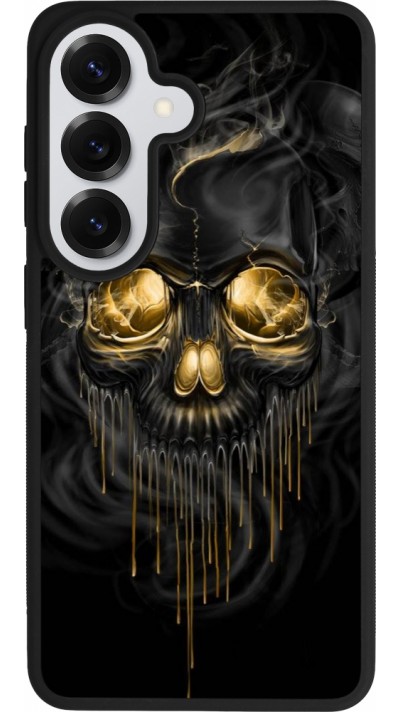 Coque Samsung Galaxy S26 - Silicone rigide noir Skull 02