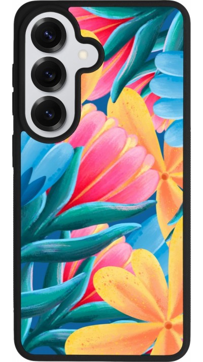 Coque Samsung Galaxy S26 - Silicone rigide noir Spring 23 colorful flowers