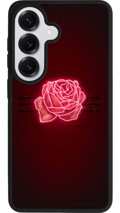 Coque Samsung Galaxy S26 - Silicone rigide noir Spring 23 neon rose