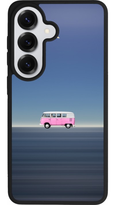 Coque Samsung Galaxy S26 - Silicone rigide noir Spring 23 pink bus