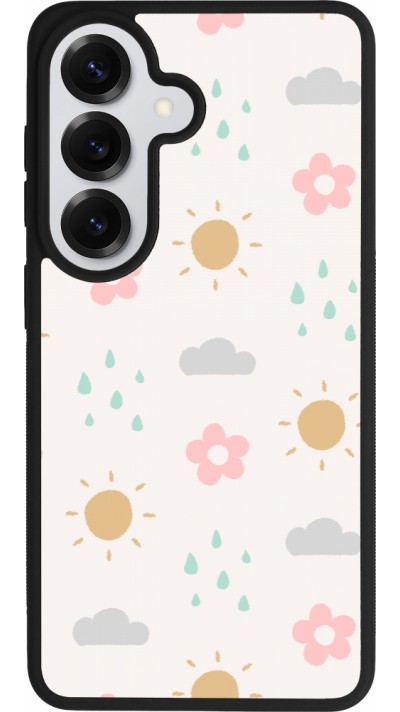 Coque Samsung Galaxy S26 - Silicone rigide noir Spring 23 weather