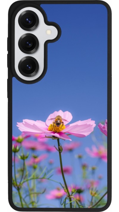 Samsung Galaxy S26 Case Hülle - Silikon schwarz Bee on a flower 2026