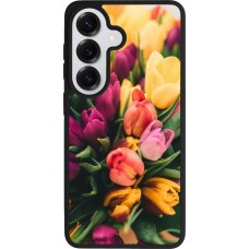 Samsung Galaxy S26 Case Hülle - Silikon schwarz Bouquet of tulips 2026