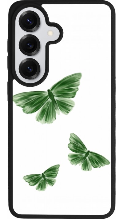 Samsung Galaxy S26 Case Hülle - Silikon schwarz Butterflies 2026