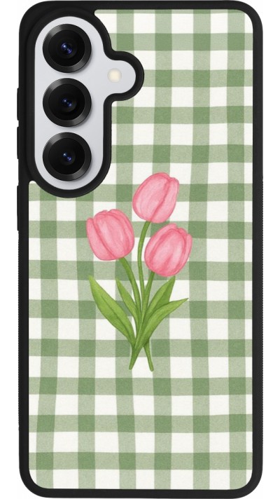 Samsung Galaxy S26 Case Hülle - Silikon schwarz Green vichy tulips 2026