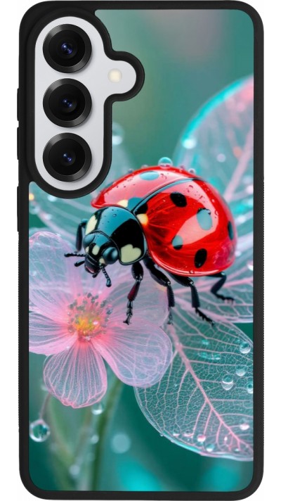 Samsung Galaxy S26 Case Hülle - Silikon schwarz Ladybird in bloom 2026