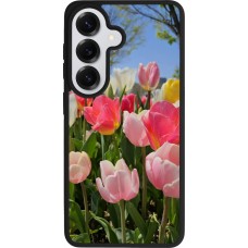 Samsung Galaxy S26 Case Hülle - Silikon schwarz Tulips 2026