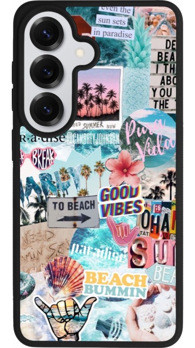 Coque Samsung Galaxy S26 - Silicone rigide noir Summer 20 collage