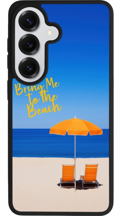 Coque Samsung Galaxy S26 - Silicone rigide noir Summer 2025 Bring me to the beach