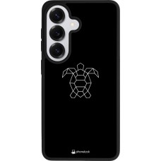 Coque Samsung Galaxy S26 - Silicone rigide noir Turtles lines on black