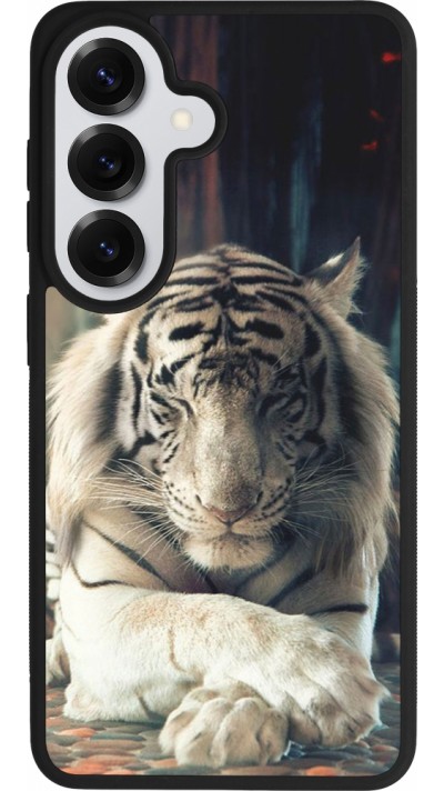 Samsung Galaxy S26 Case Hülle - Silikon schwarz Zen Tiger