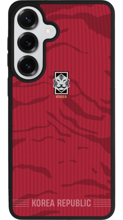 Coque Samsung Galaxy S26+ - Silicone rigide noir Maillot de football Corée du Sud 2026 personnalisable