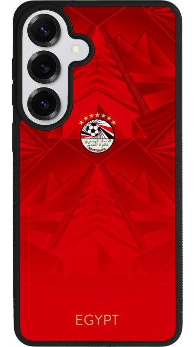 Samsung Galaxy S26+ Case Hülle - Silikon schwarz Ägypten 2026 personalisierbares Fussballtrikot