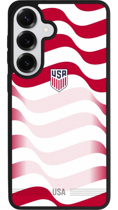 Samsung Galaxy S26+ Case Hülle - Silikon schwarz Vereinigten Staaten 2026 personalisierbares Fussballtrikot