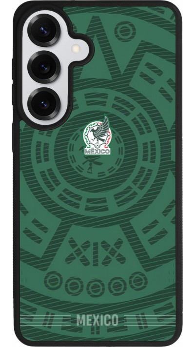 Coque Samsung Galaxy S26+ - Silicone rigide noir Maillot de football Mexique 2026 personnalisable