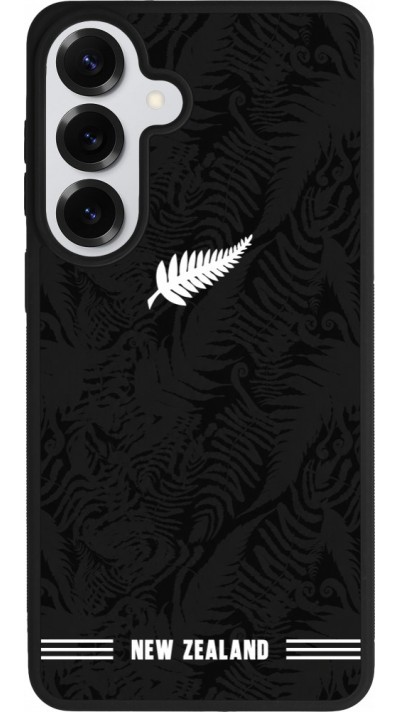 Samsung Galaxy S26+ Case Hülle - Silikon schwarz Neuseeland 2026 personalisierbares Fussballtrikot