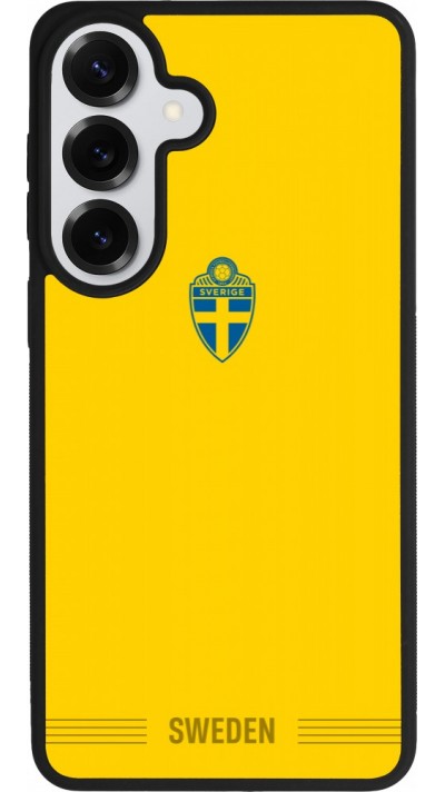 Samsung Galaxy S26+ Case Hülle - Silikon schwarz Schweden 2026 personalisierbares Fussballtrikot