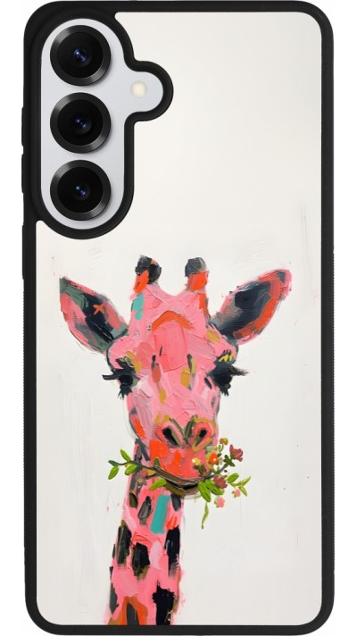 Coque Samsung Galaxy S26+ - Silicone rigide noir Pink Girafe Paint